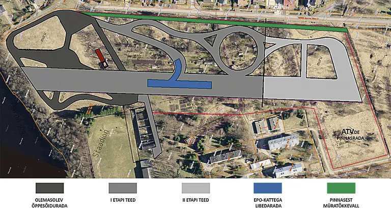 Esialgne visand plaanitavast autodroomist on ajanud endast välja nii mõnegi naabri, kelle kodu jääb paberile kantud rajast mõnekümne meetri kaugusele.