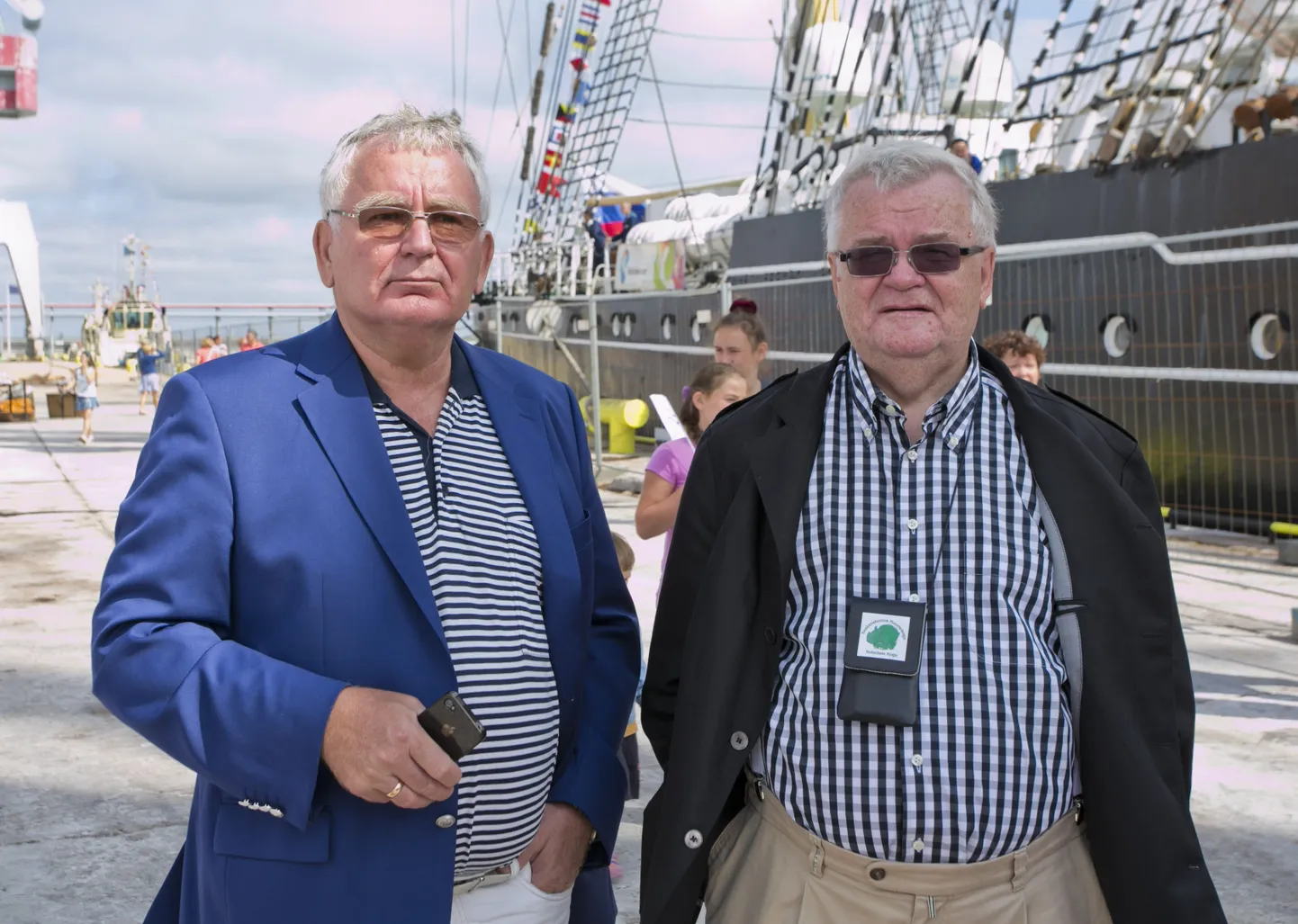Krusenstern Sillamäel.
Tiit Vähi ja Edgar Savisaar