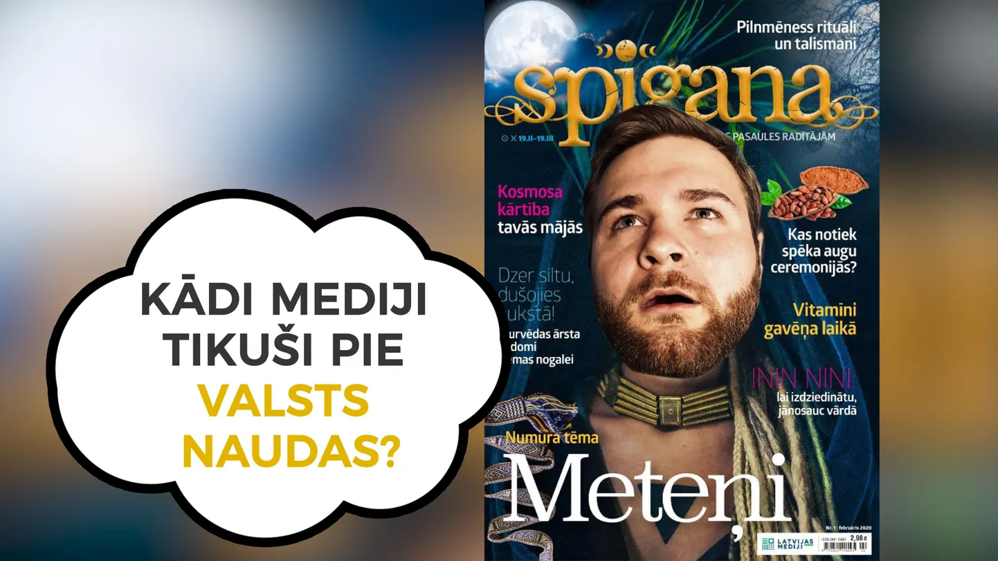 Kādi mediji tikuši pie valsts naudas?