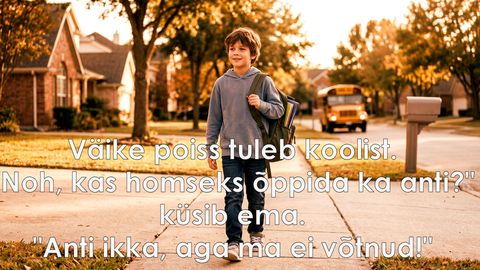 Kas homseks õppida anti?