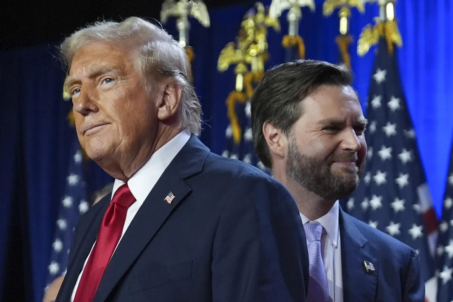 USA president Donald Trump ja asepresident J.D. Vance.