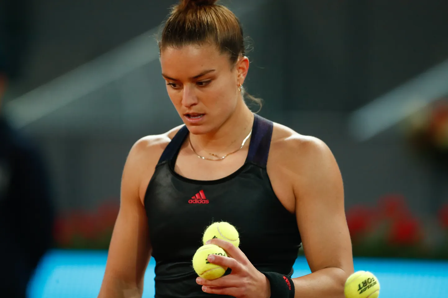 Maria Sakkarile jäi võit Anett Kontaveidi üle MAdridi WTA 1000 turniiril viimaseks.