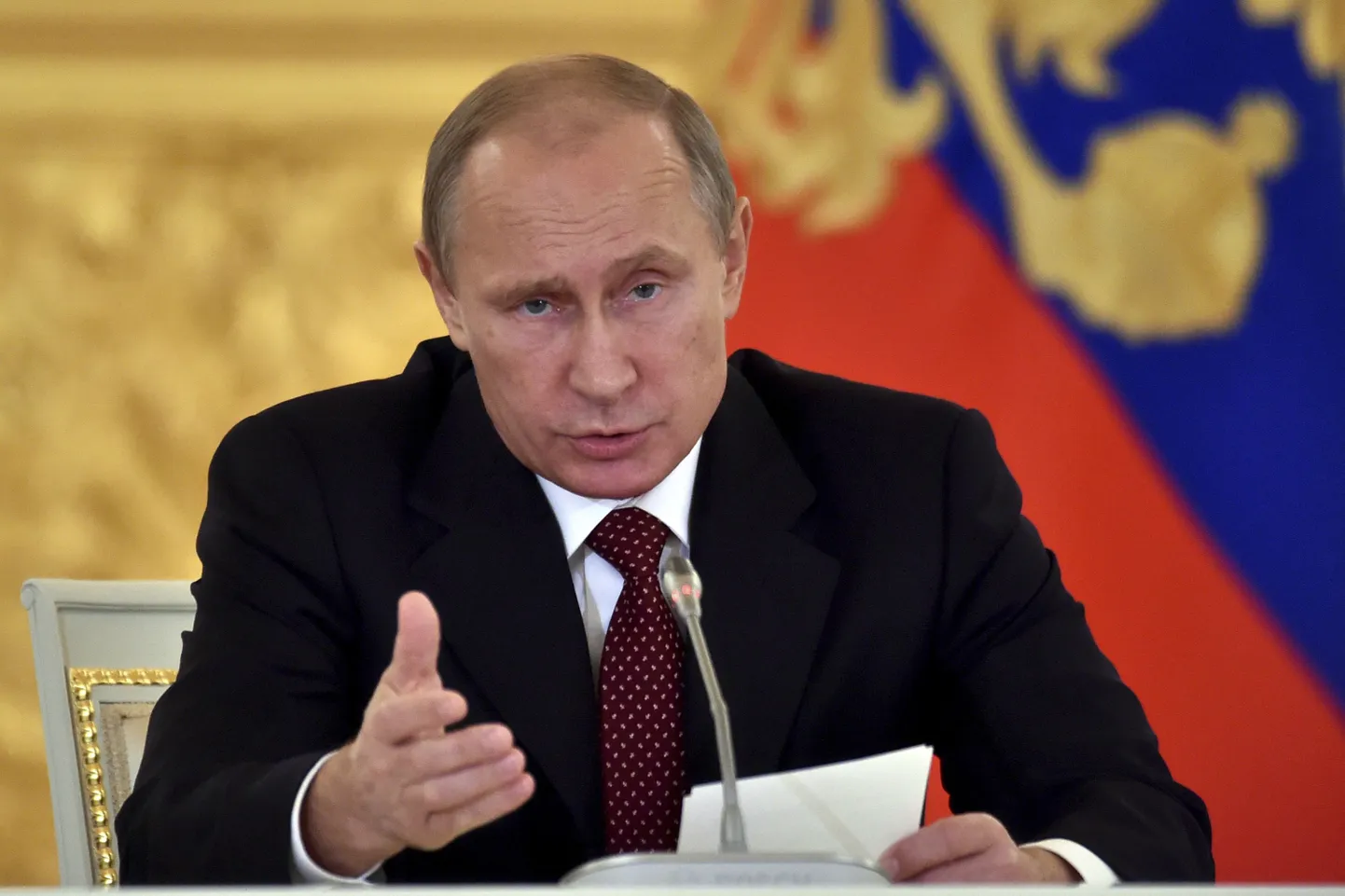 Владимир Путин на встрече с правозащитниками в Москве 14 октября.