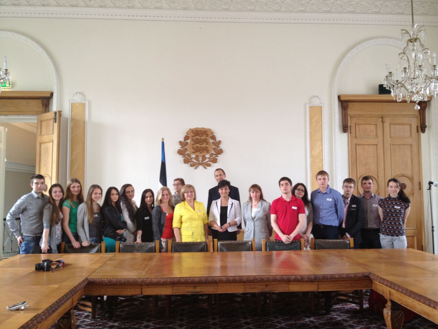 Лайне Рандъярв встретилась со студентами Санкт-Петербургского государственного экономического университета.