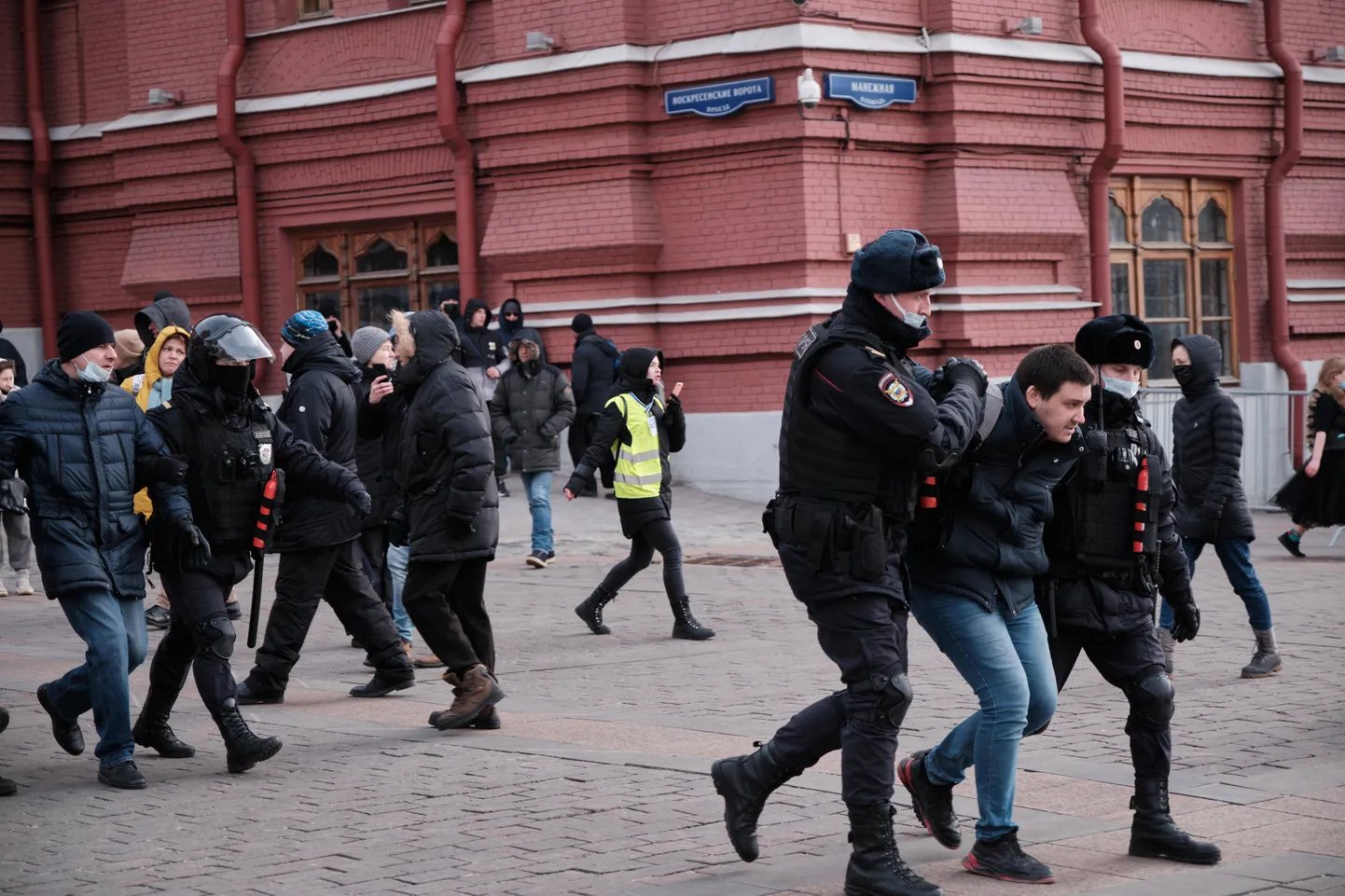 Задержания 6 марта в Москве.
