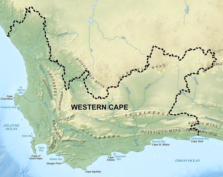 Lääne-Kaplinna provints asub Lõuna-Aafrika Vabariigi edelaosas
