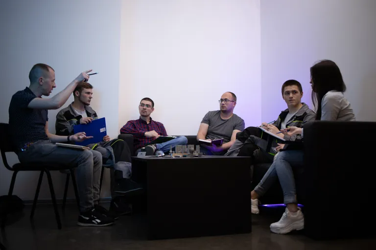 Тренинг по маркетингу, организованный в ИТ-хабе Анны Гармашовой.