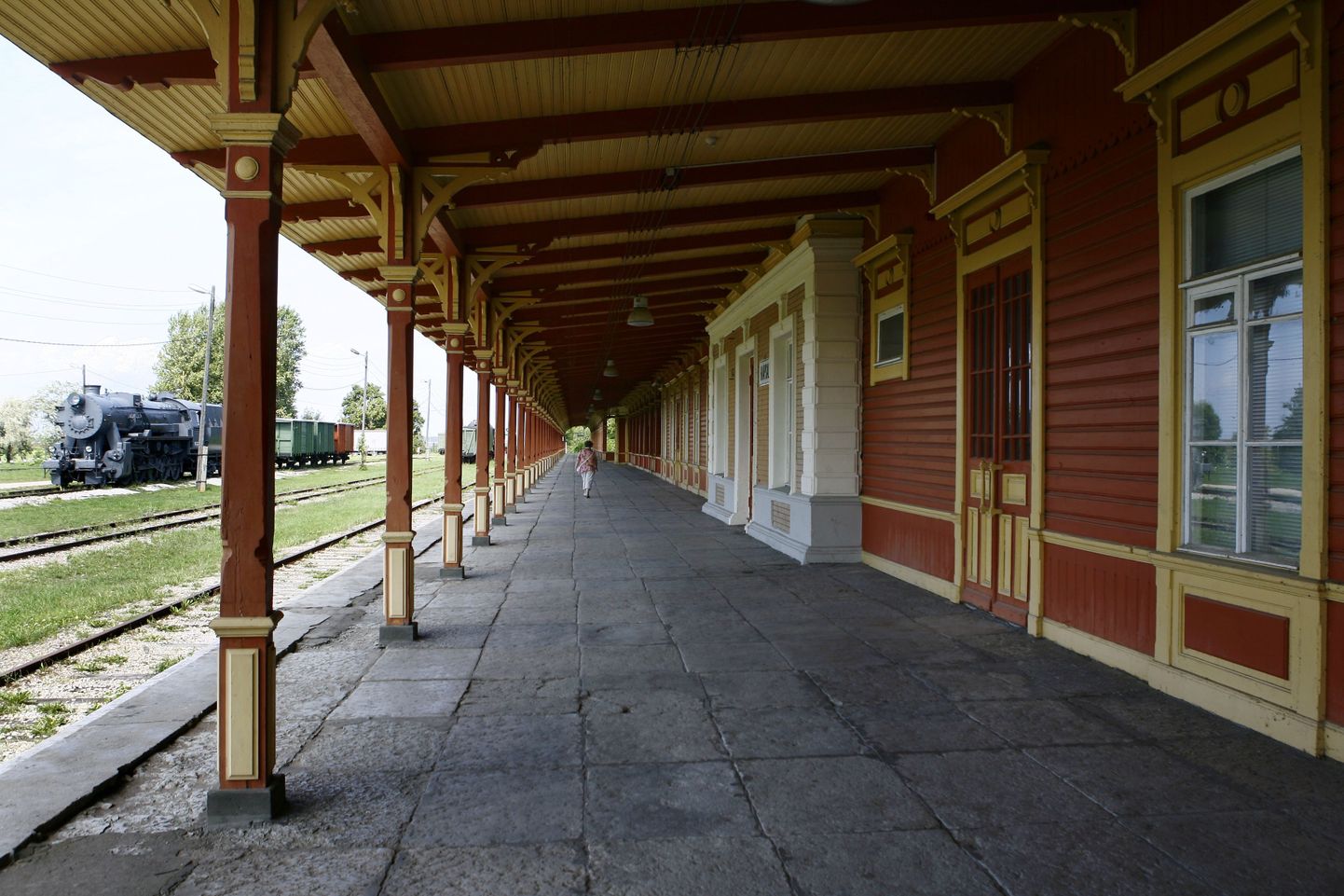 Железнодорожный вокзал в Хаапсалу.