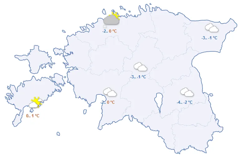 Ilm neljapäeval