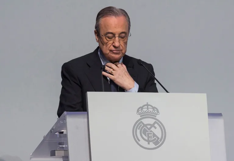 Madridi Reali ja Superliiga president ​Florentino Perez.
​