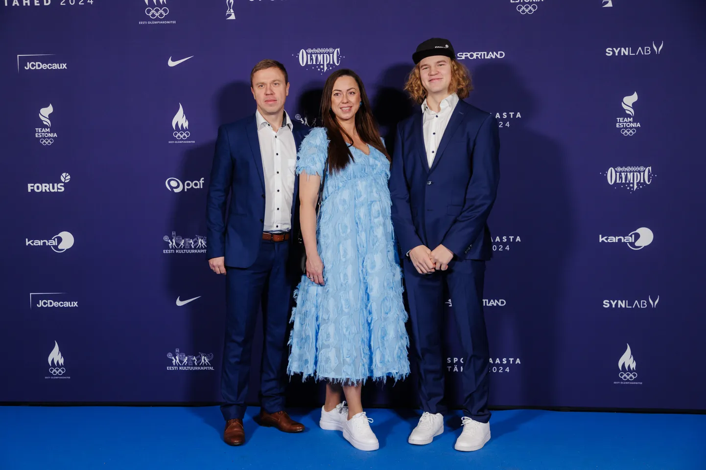 Vasakult: Tõnis Sildaru, Sigrid Sildaru ja Henry Sildaru.