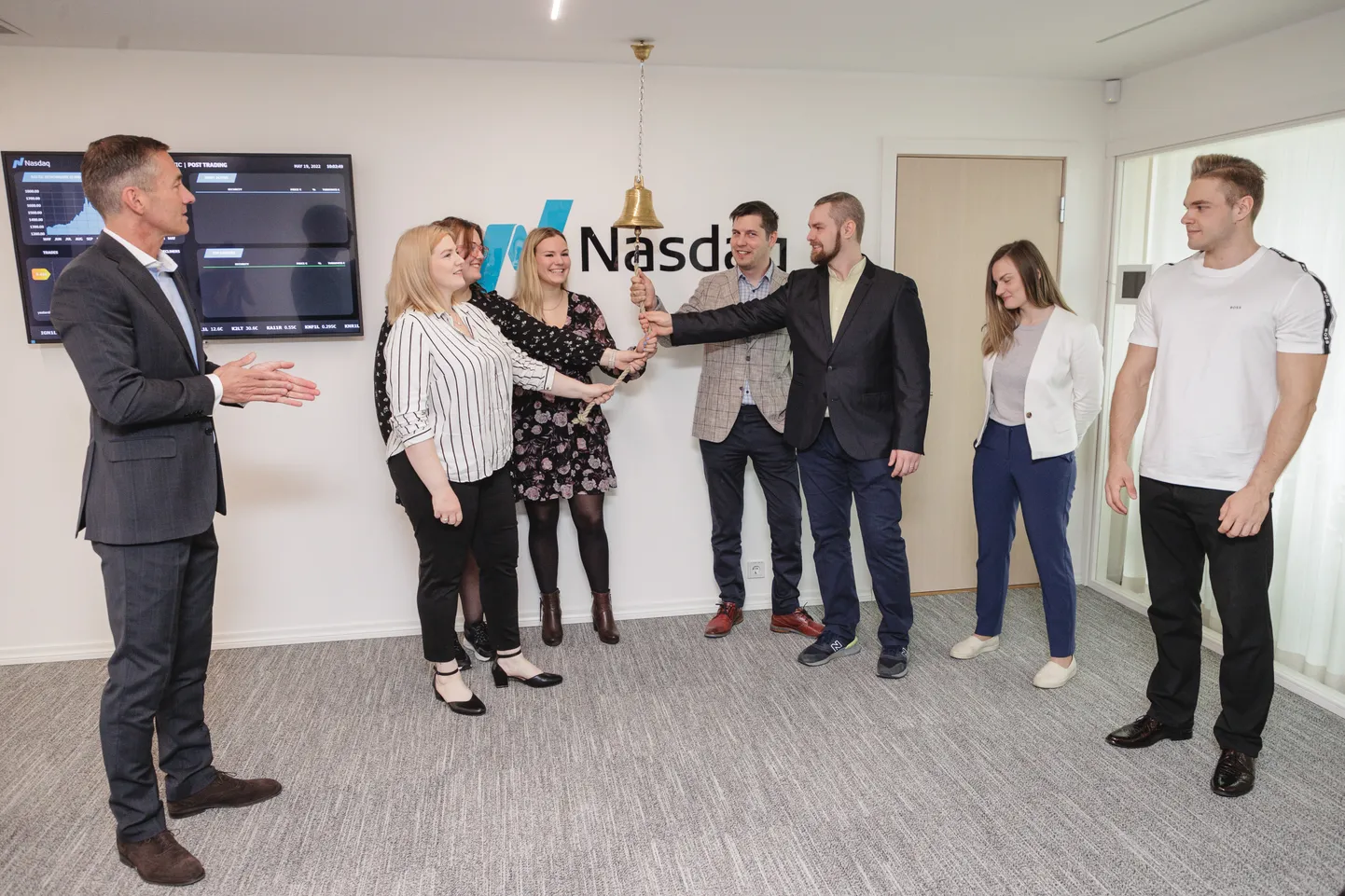 Punktid Technologies helistas 2022. aastal avatuks oma esimese kauplemispäeva Nasdaq First North turul.