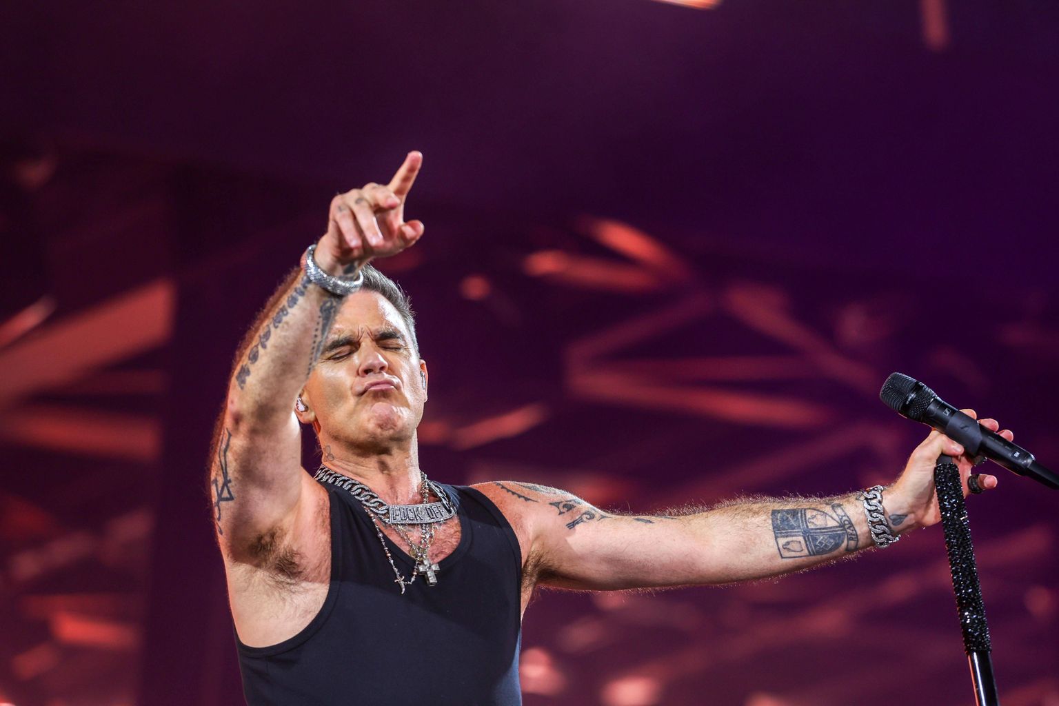 Robbie Williams 2022. aastal Münchenis.