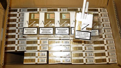 Pirmajā ceturksnī konstatēti 1,37 miljoni kontrabandas cigarešu