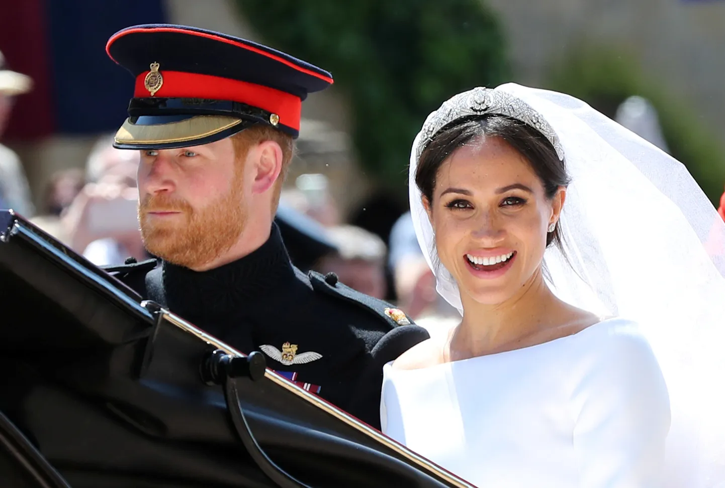Prints Harry ja Meghan Markle oma pulmapäeval 2018. aastal.