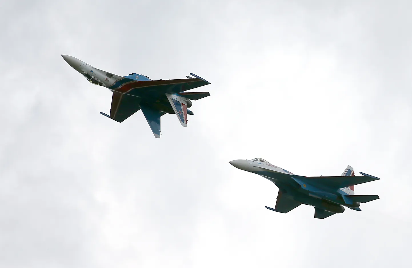Vene hävitajad Su-35S.