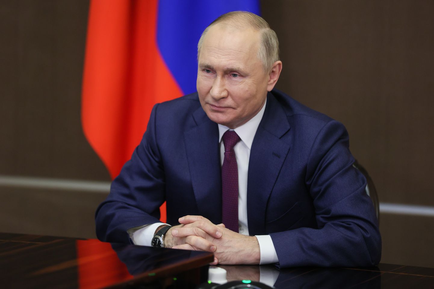Venemaa president Vladimir Putin suhtles 5. detsembril video teel Punase Risti ja Punase Poolkuu presidendi Francesco Roccaga