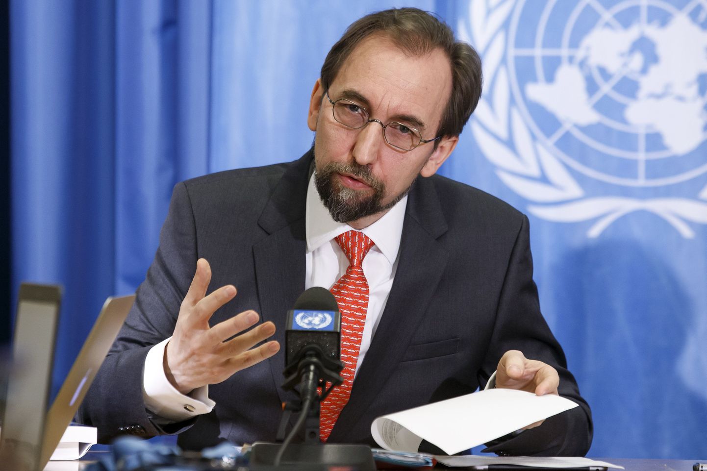 Jordaanlasest ÜRO inimõiguste ülemvolinik Zeid Raad al-Hussein.