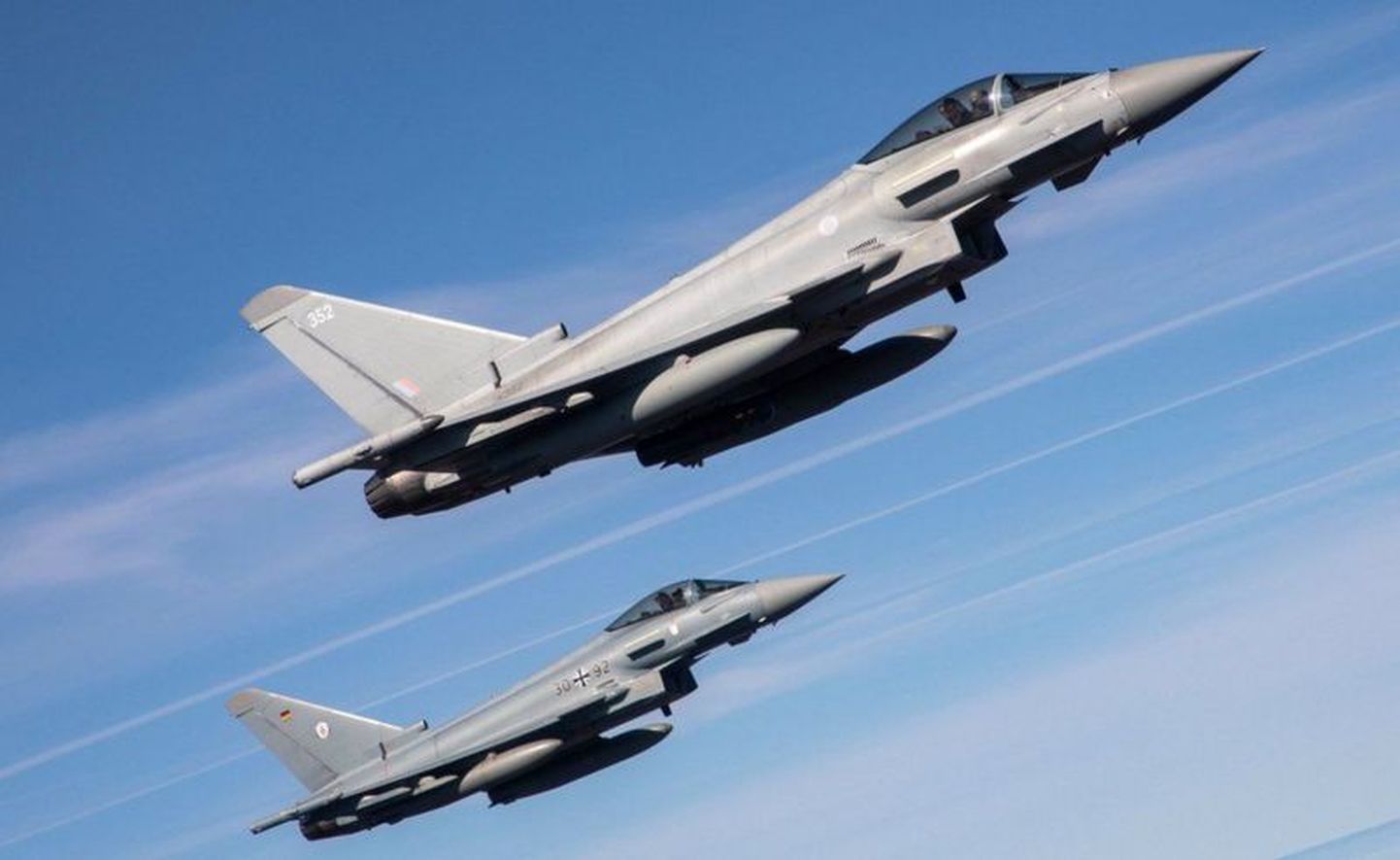 Совместное патрулирование воздушного пространства стран Балтии союзниками по НАТО: Британией и Германией.