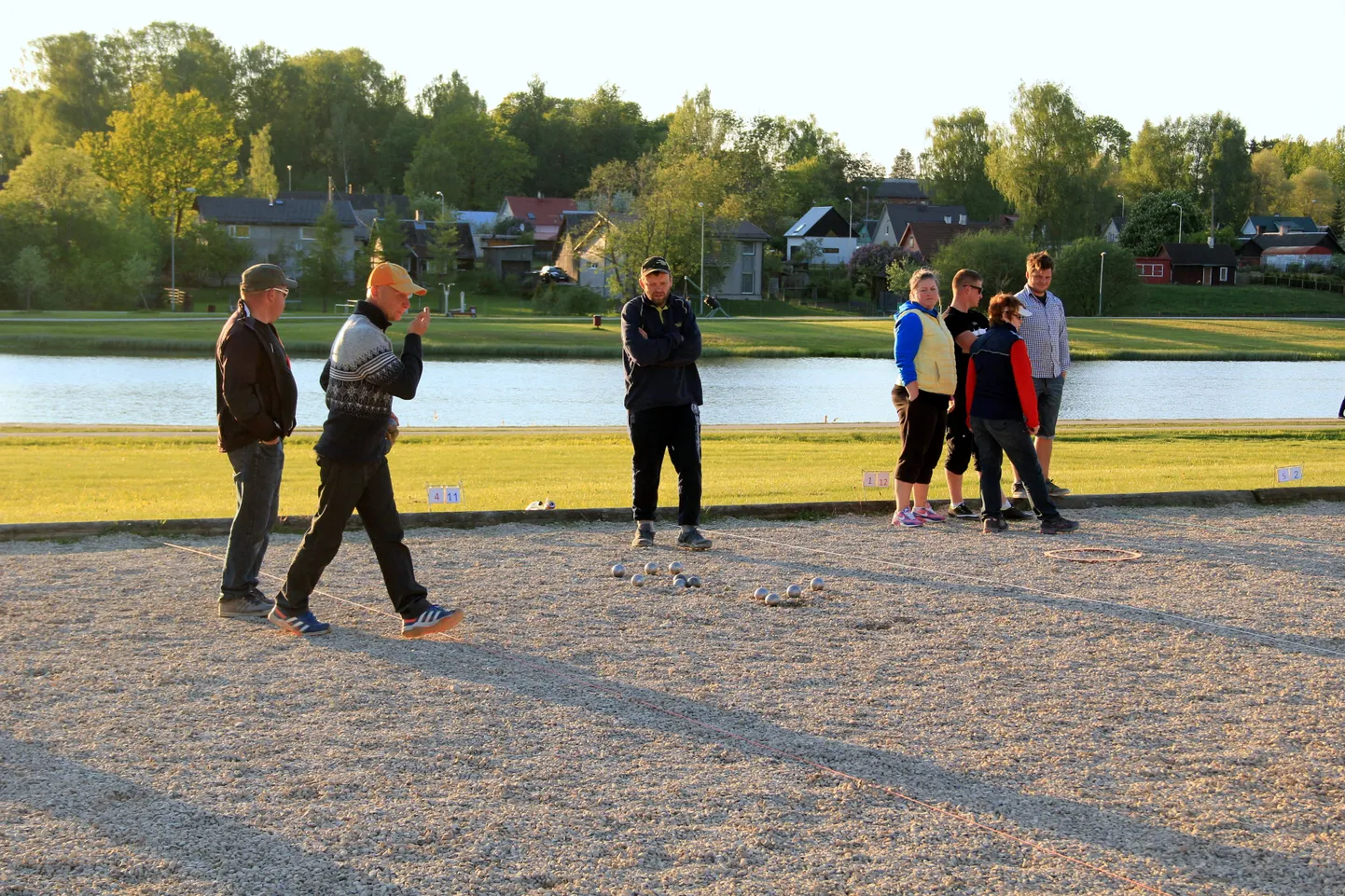 Petangi meistrivõistlustel üksikmängus võtsid meeste klassis kaksikvõidu Valga petangiklubi võistlejad. Foto on illustratiivne.