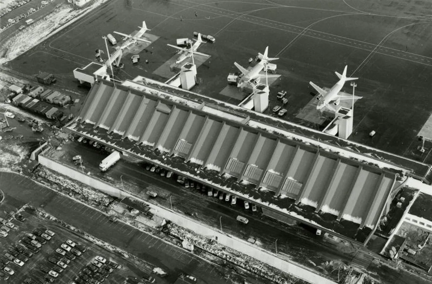 Tallinna lennujaam, aerofoto 1980.