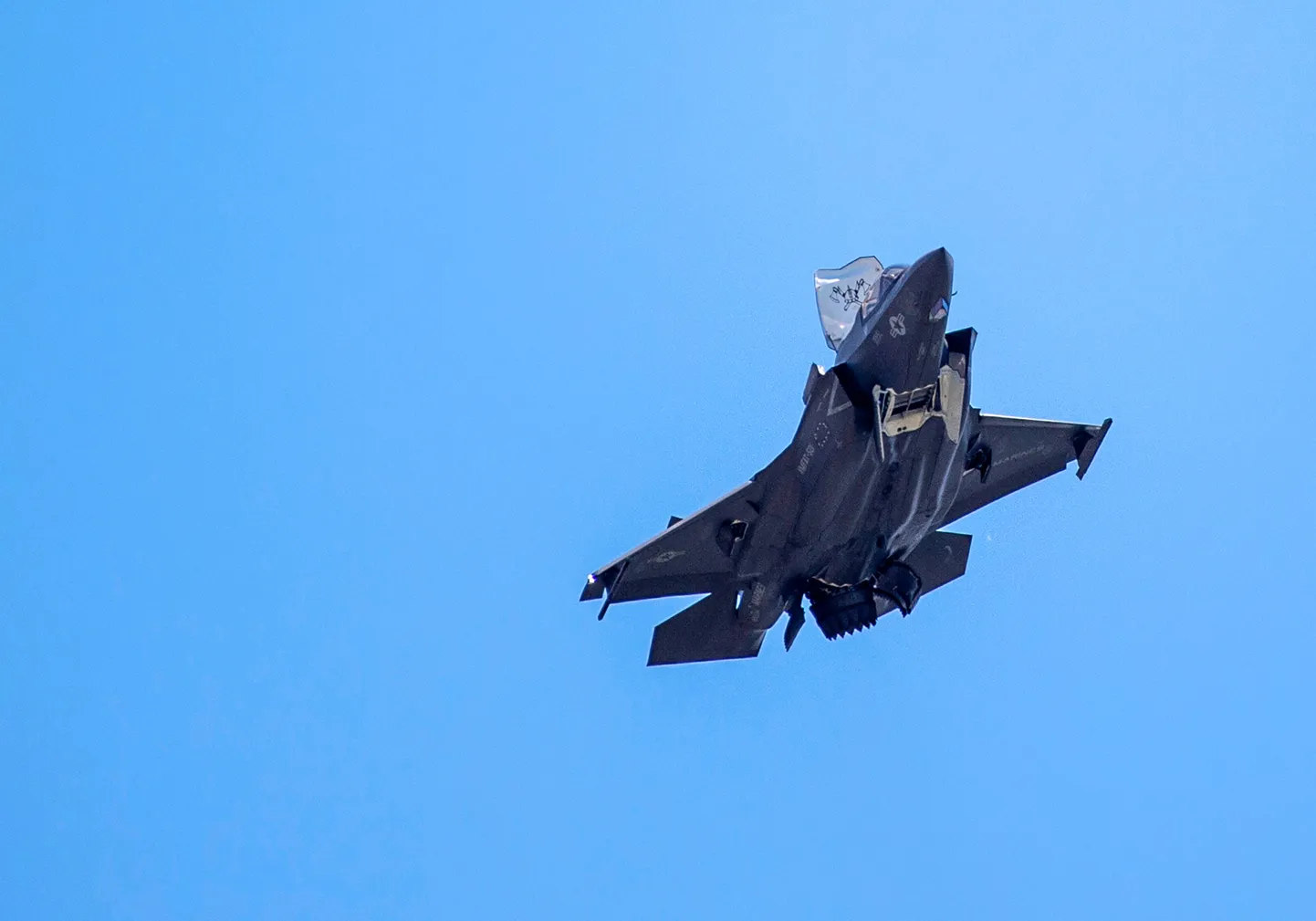 USA varghävitaja F-35 12. juunil ülelennul Washingtonist.