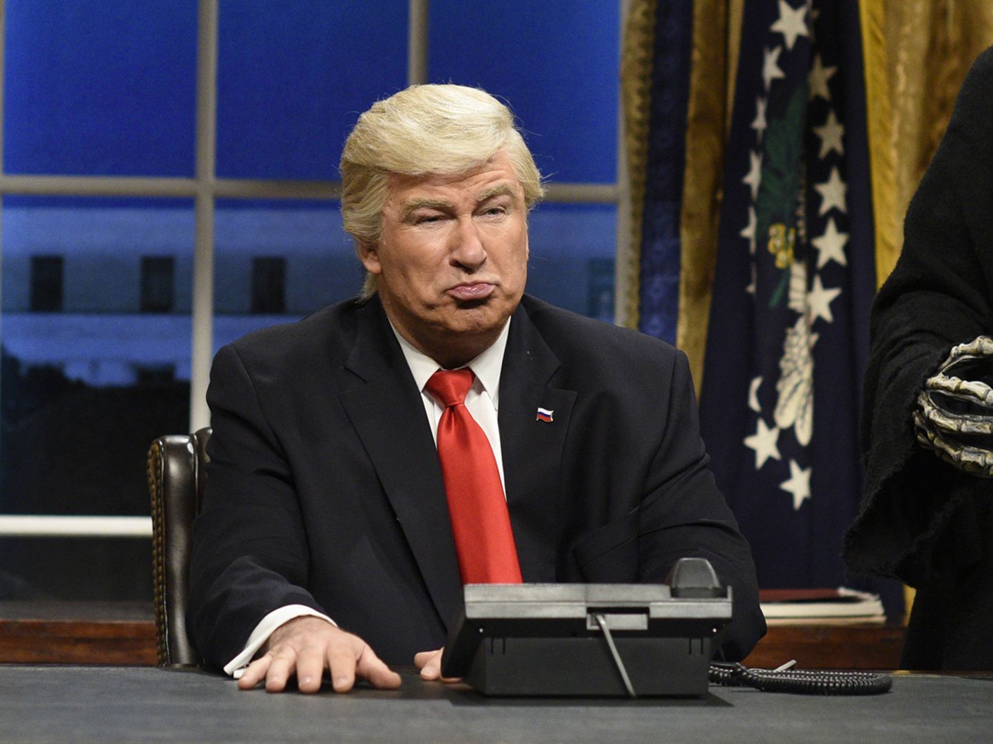 USA näitleja Alec Baldwin kehastab meelelahutussaates SNL sageli president Donald Trumpi.