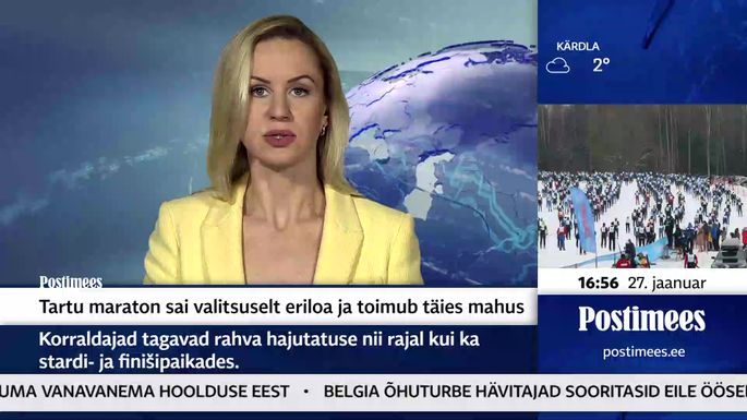 POSTIMEHE TELEUUDISED ⟩ Tartu maraton sai valitsuselt eriloa ja toimub  täies mahus