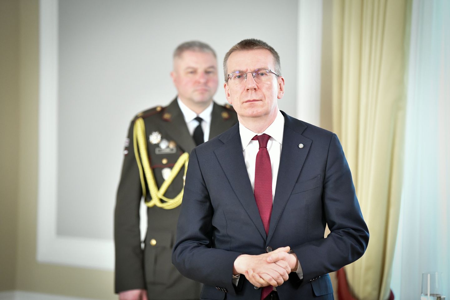 Latvijas Valsts prezidents Edgars Rinkēvičs.