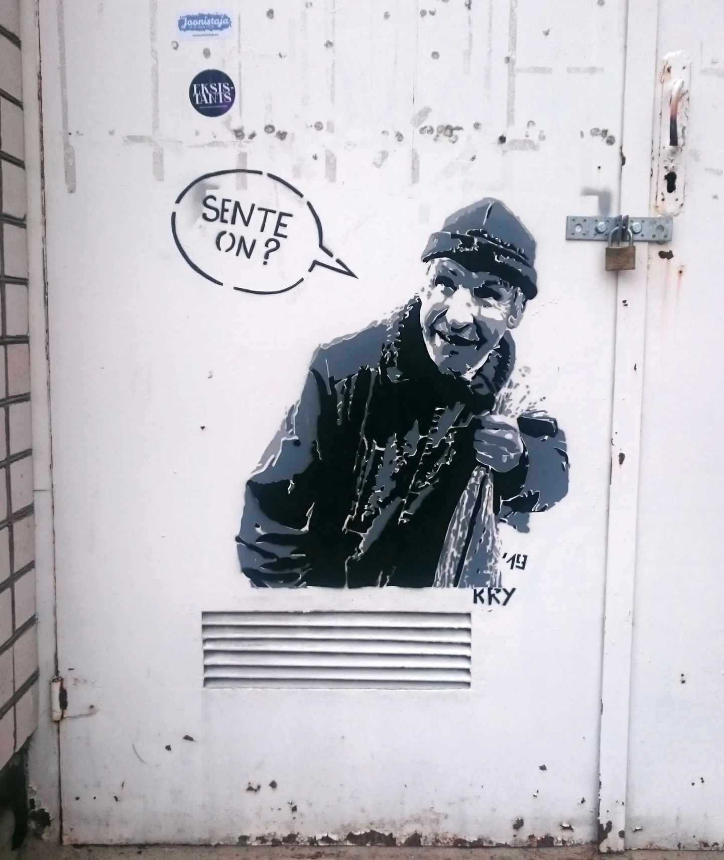 Pudeli-Vovkast valmis kunstiteos.