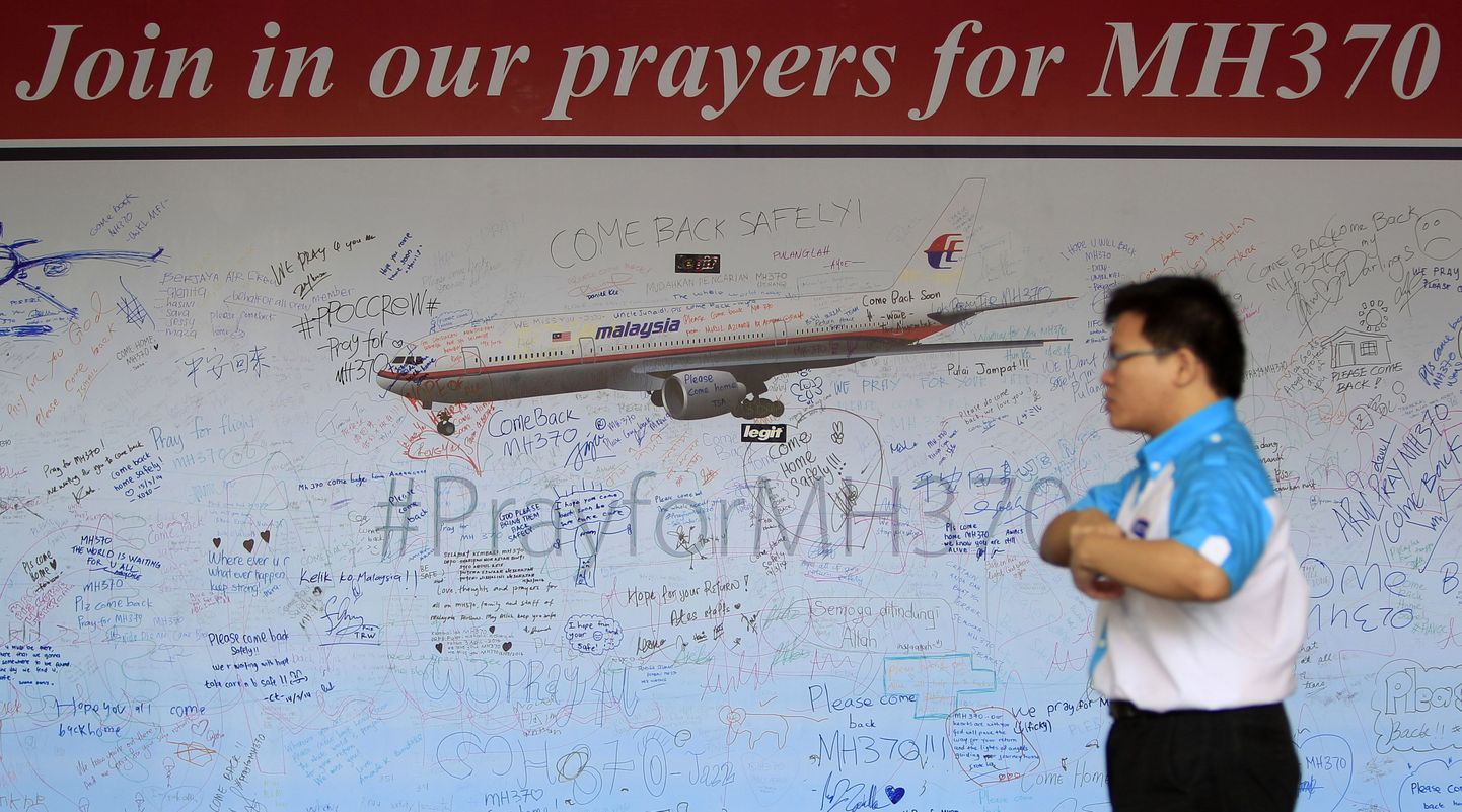 Maldiivide väikesaare elanikud võisid näha Malaysia Airlines lennukit?