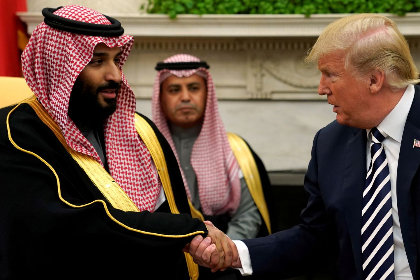 Mohammed bin Salman ja Donald Trump.