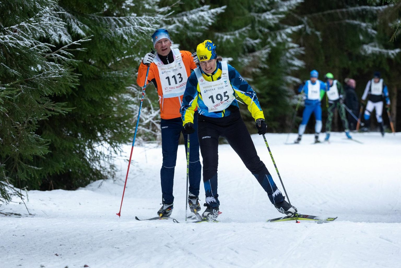 Kersti Kaljulaid Viru maratoni rajal.