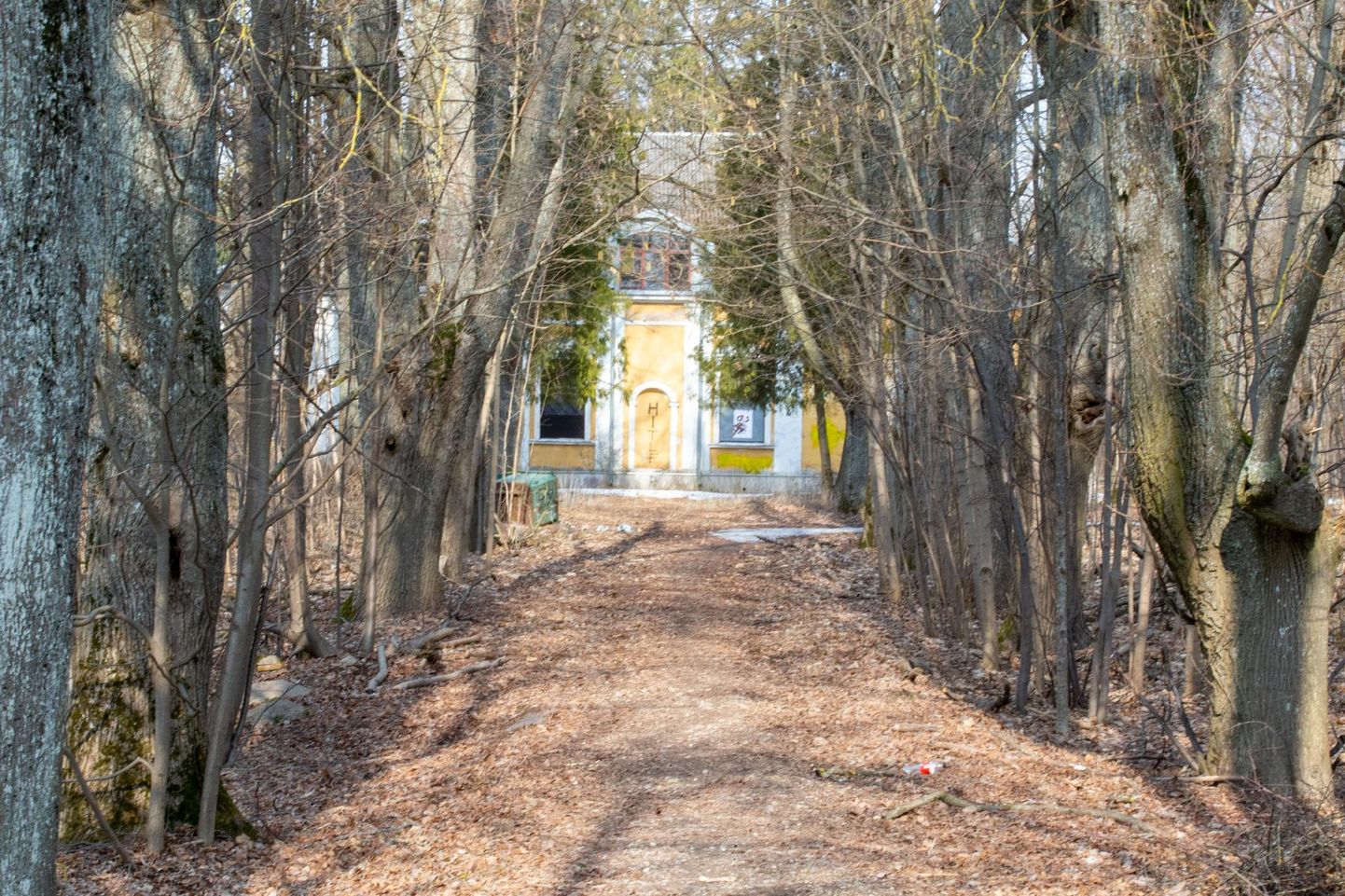 Sanatooriumi park, kus asub ka Aino ja Oskar Kallase maja.