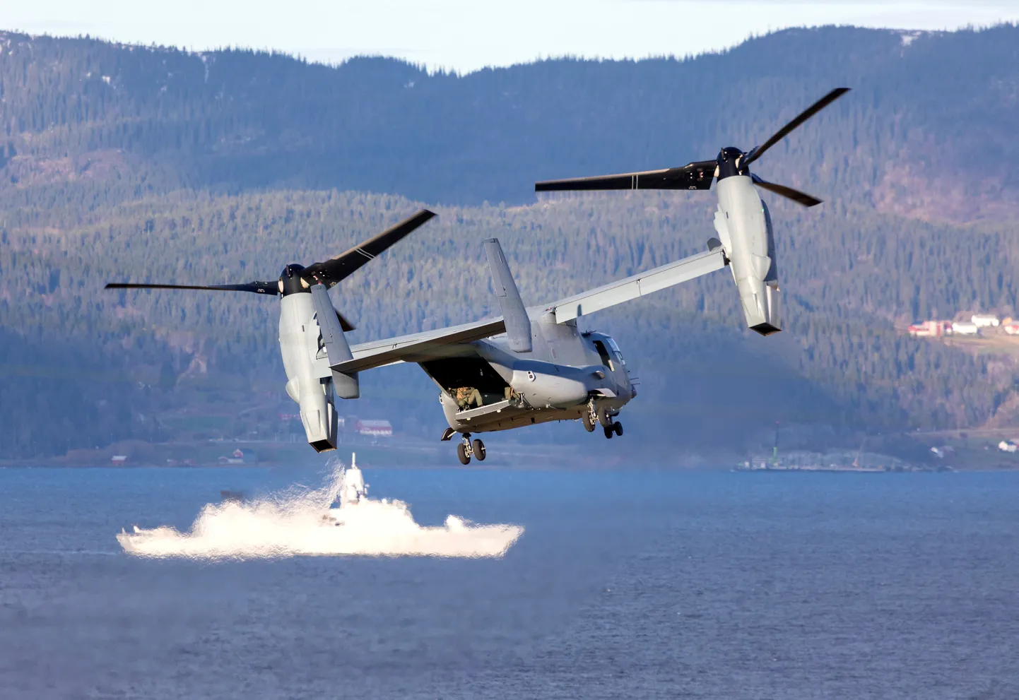 A V-22 Osprey NATO õppustel Norras 2018. aastal.