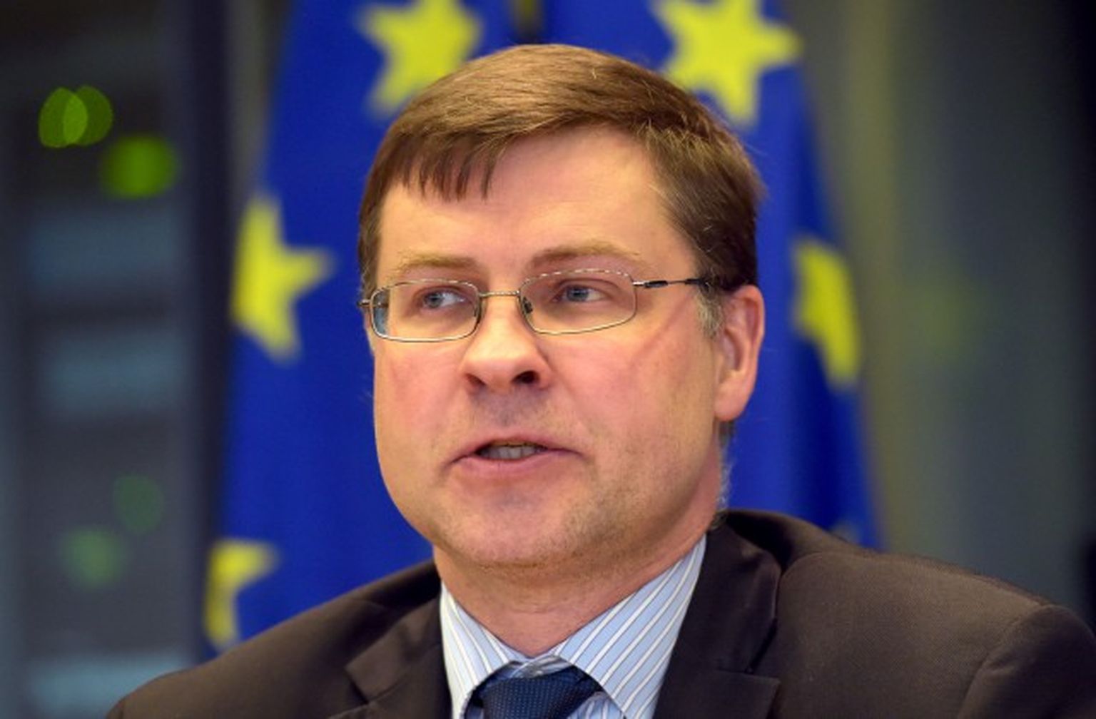 Eiropas Komisijas (EK) viceprezidents eiro un sociālā dialoga jautājumos Valdis Dombrovskis