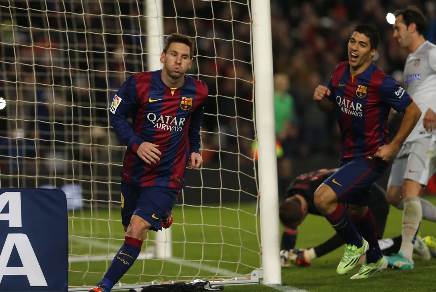 Lionel Messi pärast Madridi Atletico vastu löödud väravat.