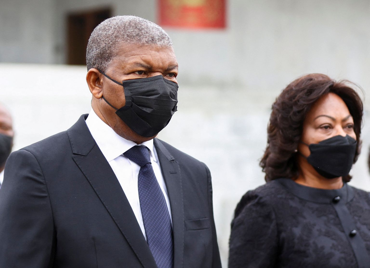 Angola president João Lourenço (vasakul) ja tema abikaasa Ana Dias Lourenço 28. august 2022.