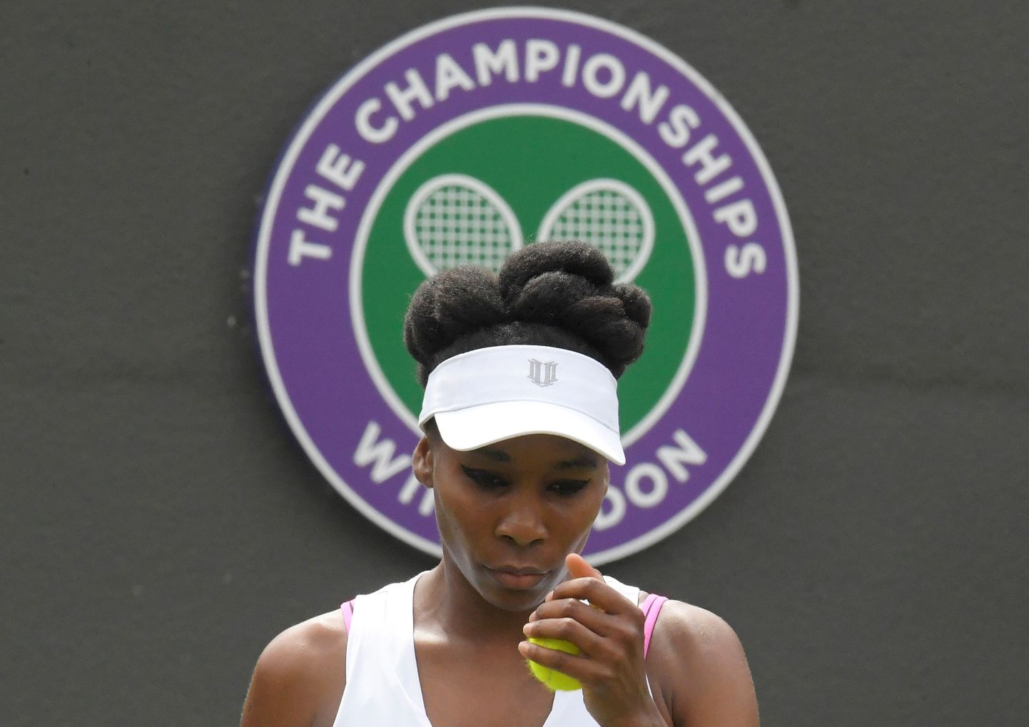 Tennis - Wimbledon - London, Britain - July 3, 2017   USA’s Venus Williams during her first round match against Belgium’s Elise Mertens    REUTERS/Toby Melville