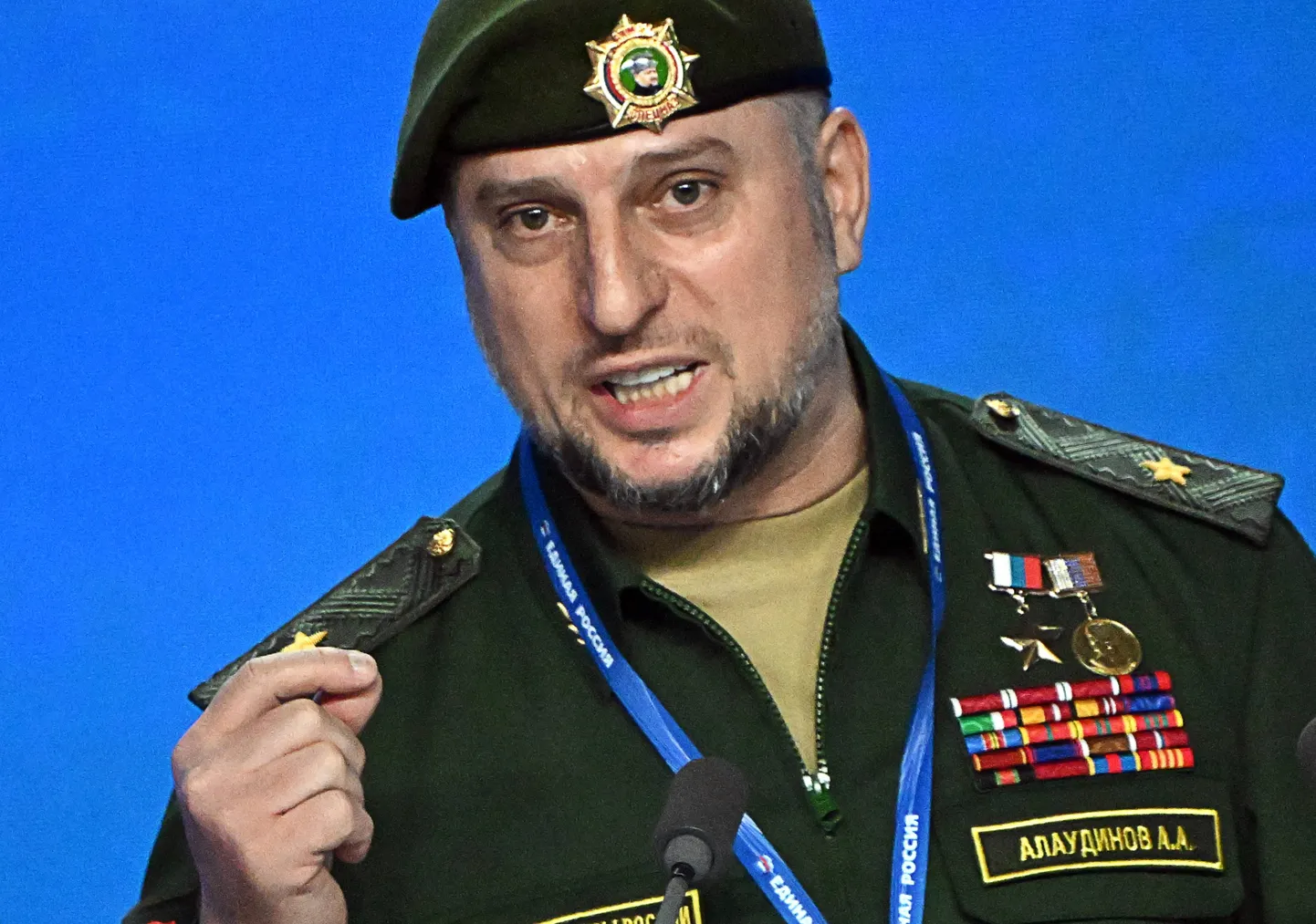 Командир «Ахмата» Апти Алаудинов.