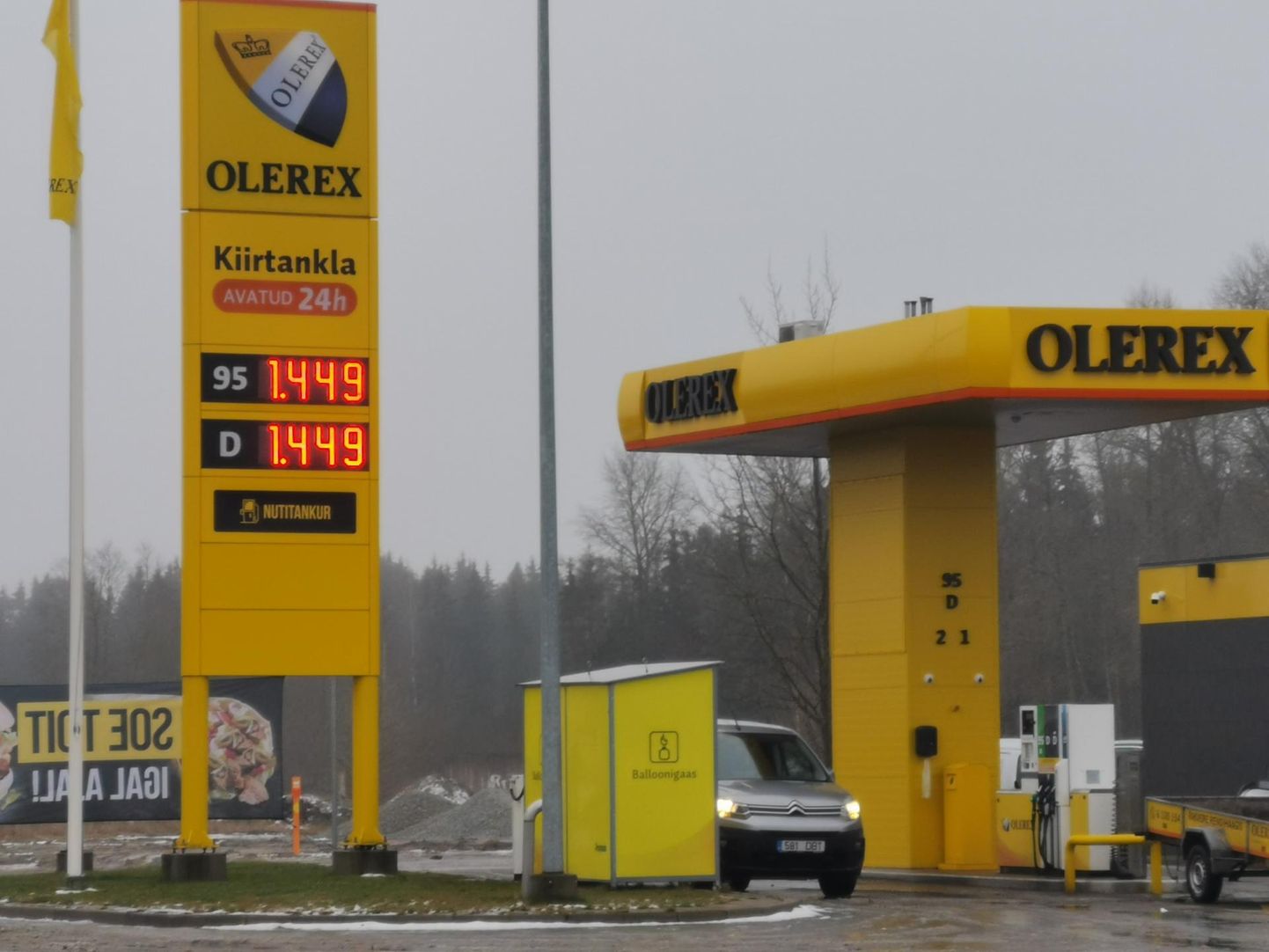 Maailmapoliitilistes tõmbetuultes kütusehinnad lõid eile Eestis senise rekordi.