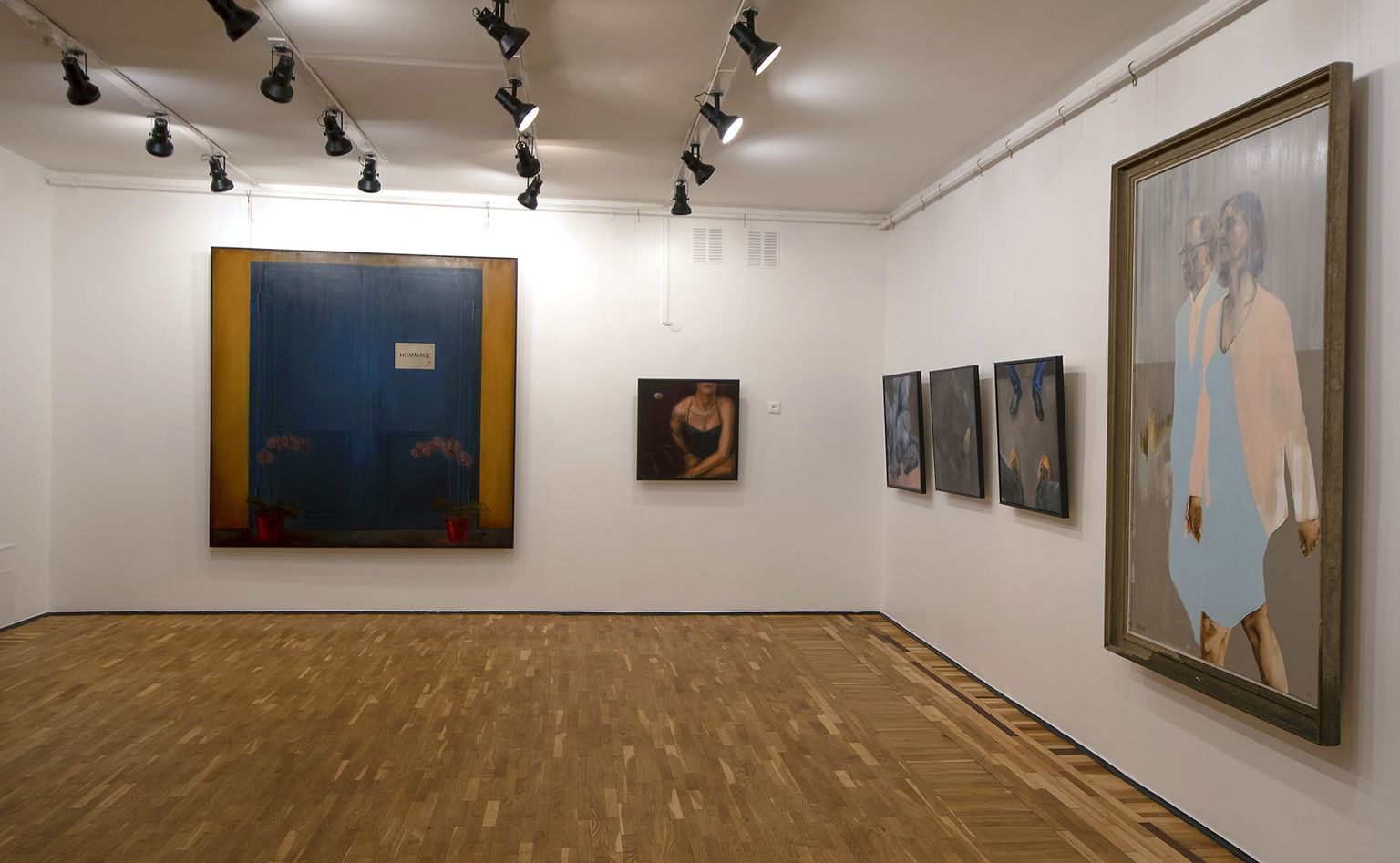 Mauri Grossi näitus "Suguvõsa 4" Jõhvi kunstikooli galeriis.