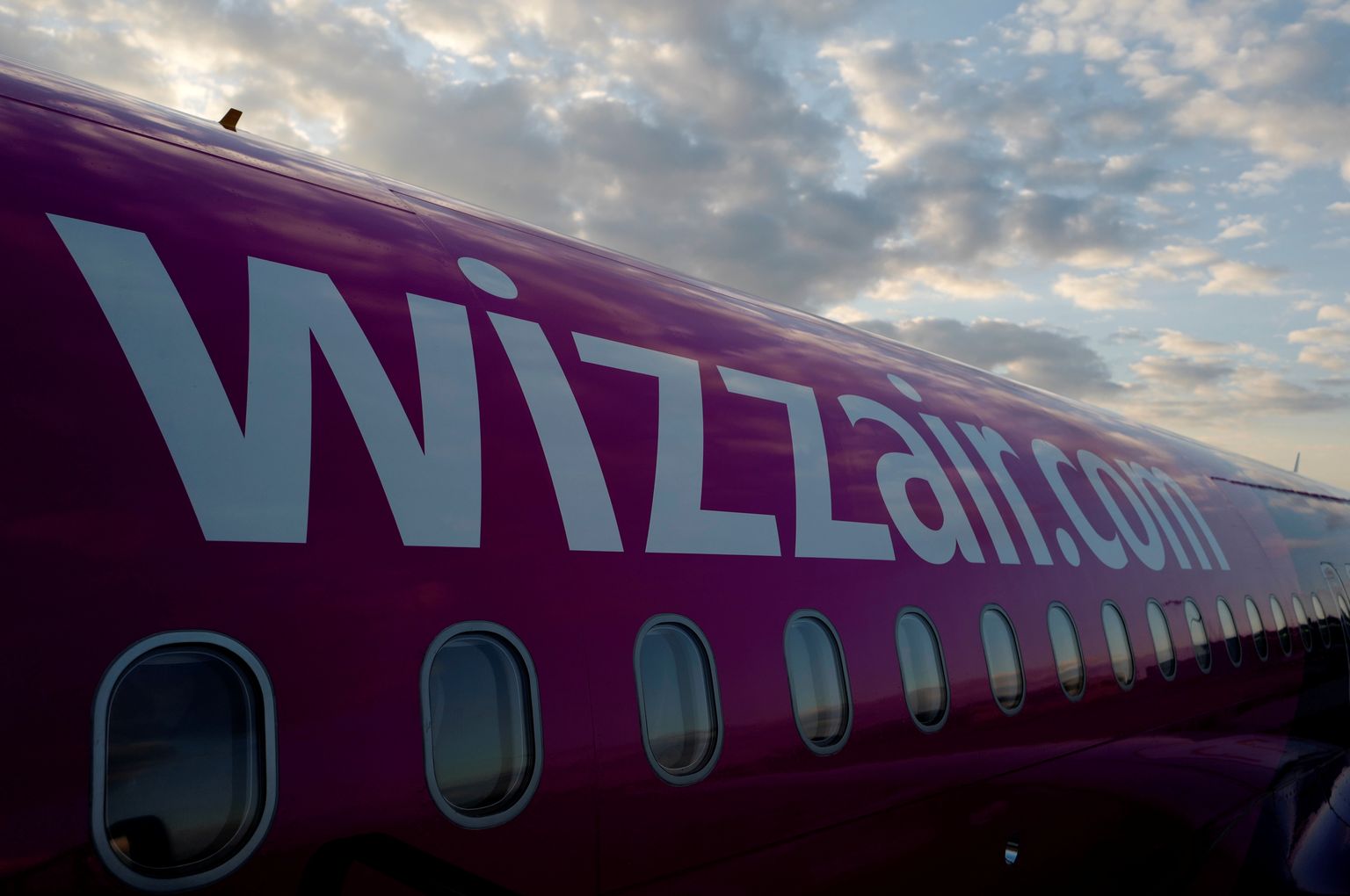Wizz Airi Airbus lennuk.