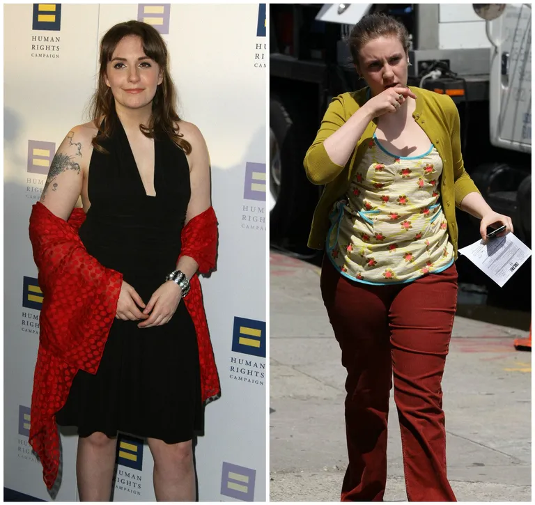 Lena Dunham 2017 ja 2011 / Scanpix
