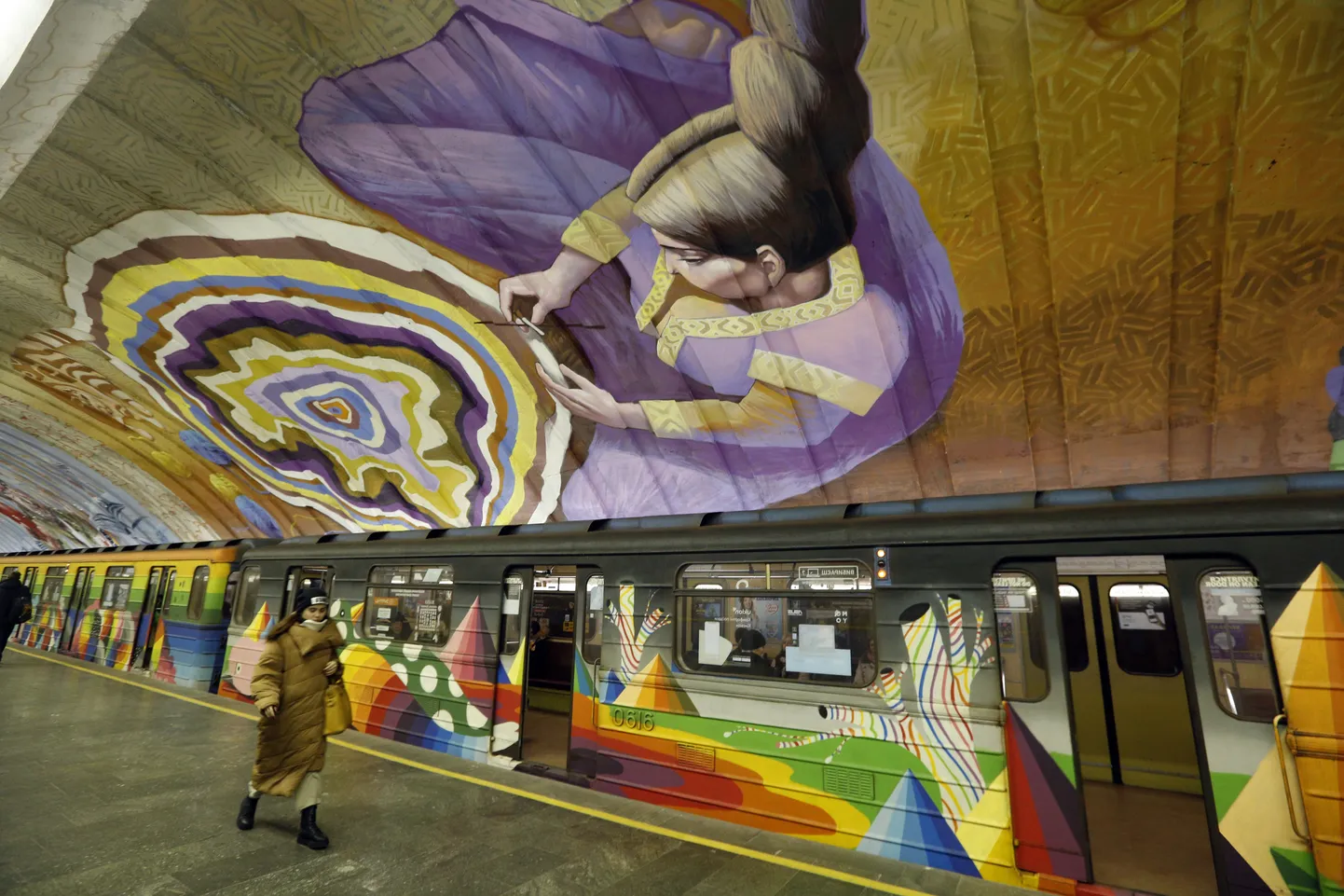 Metroo Kiievis.