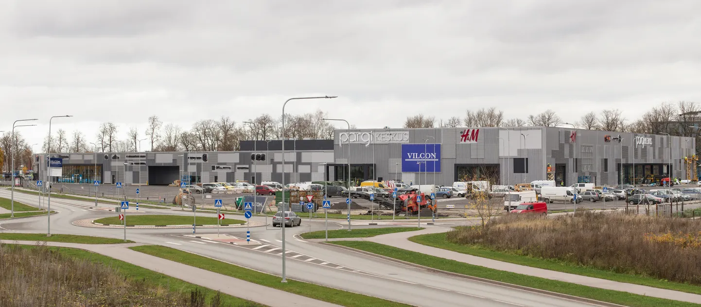Скоро в Йыхви откроет двери "Pargi keskus", в котором будет множество магазинов.