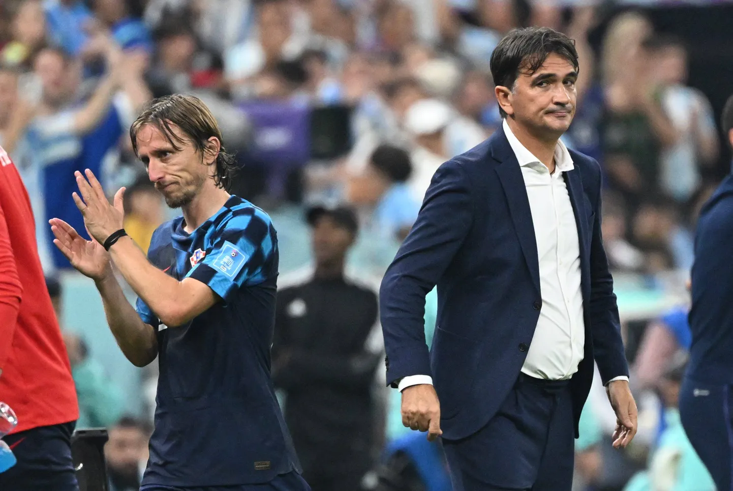 Luka Modric (vasakul) ja Zlatko Dalic.