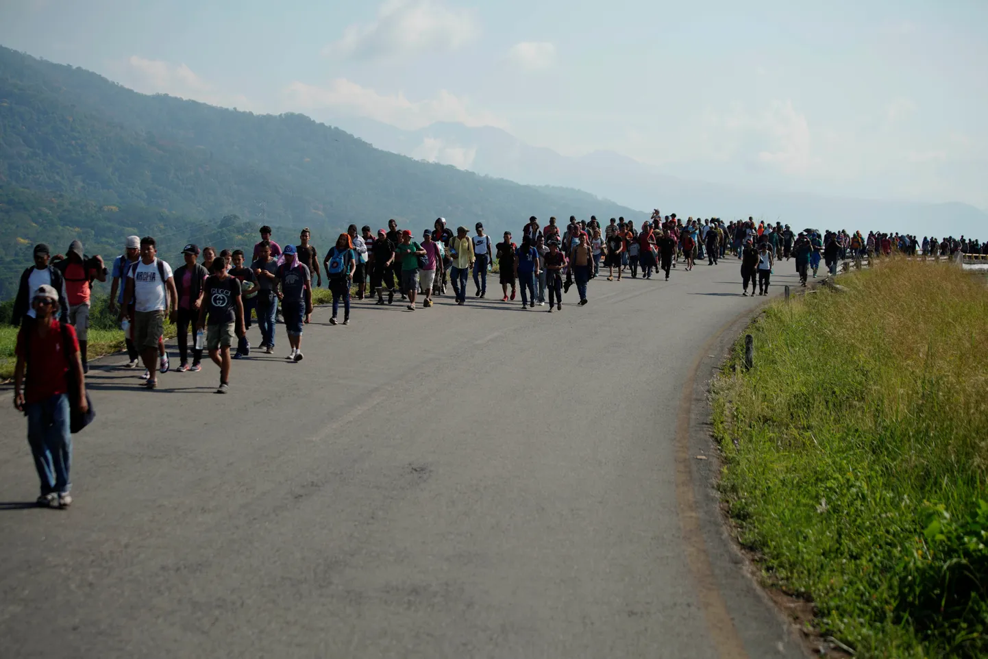 Migrandikaravan Mehhikos.