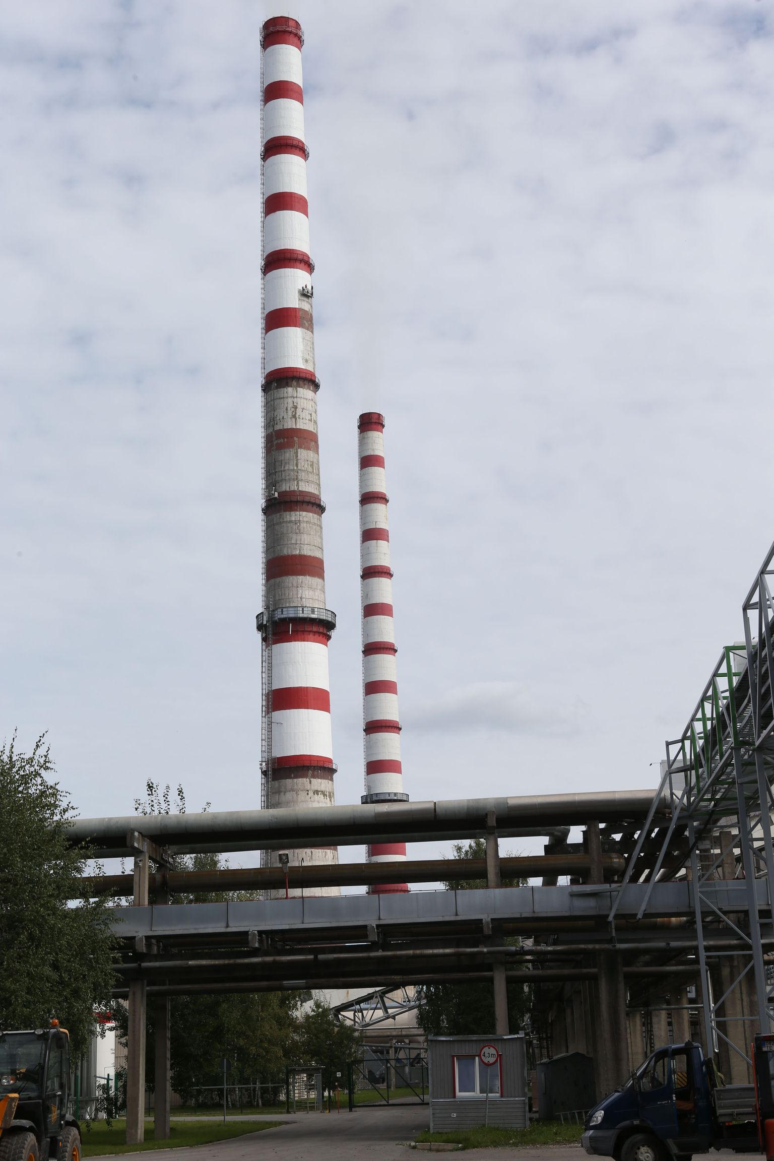 Нарвская электростанция Eesti Energia.