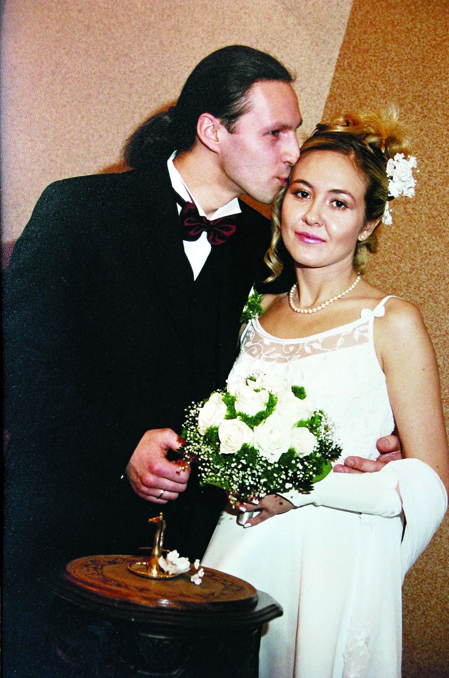 Василиса Володина и ее муж.